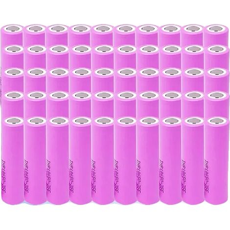 Batterie lithium-ion, capacité 3500mAh, décharge élevée de 30A, 50PCS, 3,7 V-b (1/2)