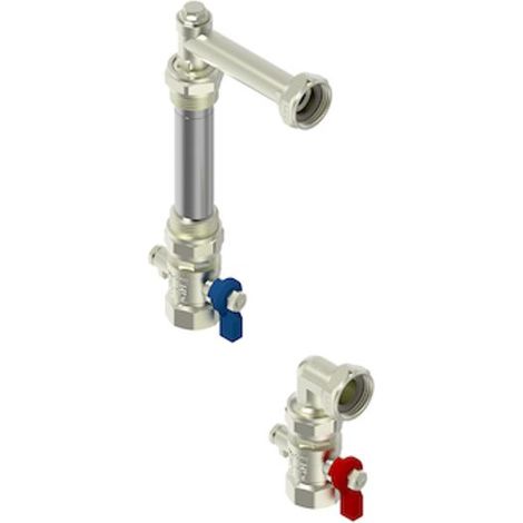 Roth Set contacalorie verticale con 2 rubinetti a sfera, 1135003232