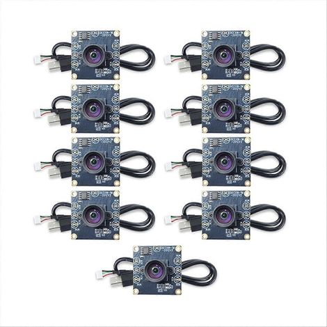 modules de caméra grand angle 100° 1MP OV9732 1280x720 USB, sans pilote, mise au point manuelle, câble de 2 mètres, compatible WinXP/7/8/10 (1/5)