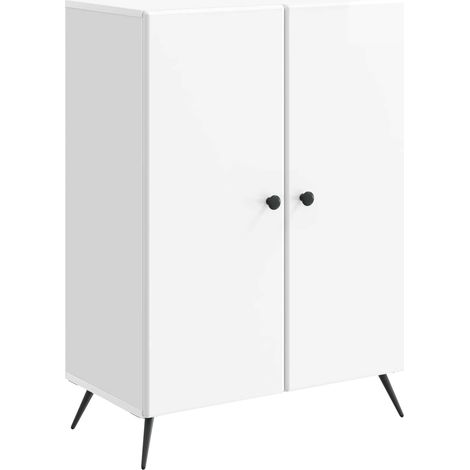 Credenza Bianco Lucido 66 x 34,5 x 90 cm Legno ingegnerizzato vidaXL