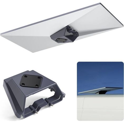 Support Starlink Gen 3, galerie de toit standard Starlink Gen 3, compatible avec la barre de toit plate standard Starlink V3. Convient aux rails de camping-car, au bois, au métal ou aux surfaces de vé