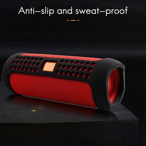 Umweltfreundliche Silikon-Schutzhülle für den JBL Flip 5 Bluetooth-Lautsprecher – Marineblau (1/5)