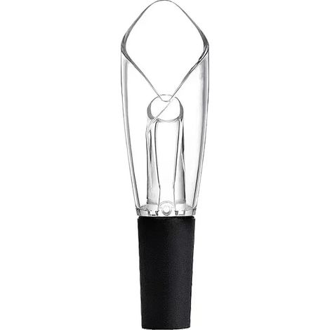 (1 verseur à vin A) Bec verseur aérateur et pompe à vide pour bouchon à vin, carafe à vin avec aérateur pour une saveur améliorée et des bulles aromatiques sublimées. (1/5)