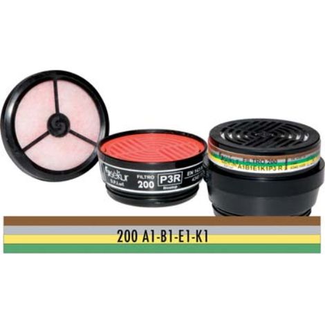 FILTRO X RESPIRATORE A MASCHERA POLIMASK 100 SEKUR (1/2)