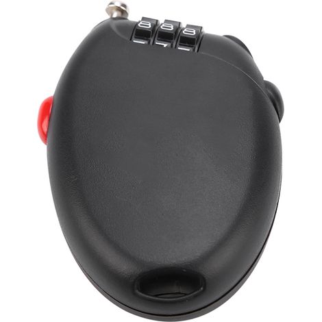 Câble de Vélo Mini Multifonction avec Code Antivol pour Casque de Cyclisme (1/5)