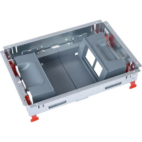 Legrand – Boîtier de protection pour prise électrique 4 modules – Installation dans chape béton – IP24 – Pour espaces techniques (1/2)
