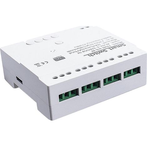 Tuya 4-Kanal Smart-Schaltrelaismodul mit ZigBee-Protokoll und 433-MHz-Lichtsteuerung