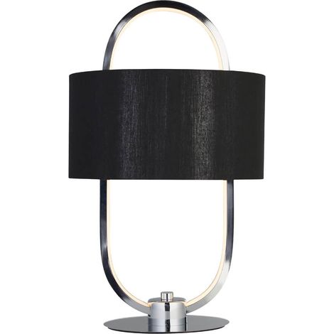Lampe Madrid 10W LED Chrome Noir (1/3)