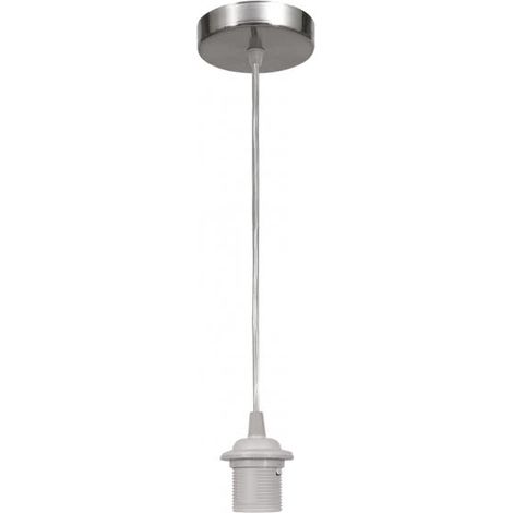 Armazón para colgante susp 1xe27 al.reg.xd.10cm cromo (1/2)