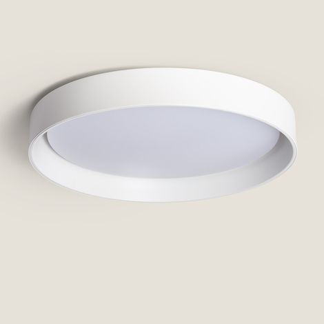 LED-Deckenleuchte 30W Rund Metall Ø550mm CCT Wählbar Big Broadway Weiß
