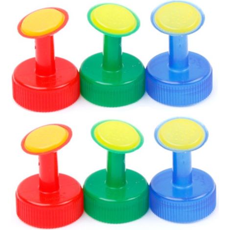 pièces - Arrosoir en bouteille - Bouchon d'arrosoir pour jeunes Plantes - Pulvérisateur - Bouchon de bouteille - bleu, vert, rouge - 4,52,43CM - plastique - pour plantes et pots (1/4)