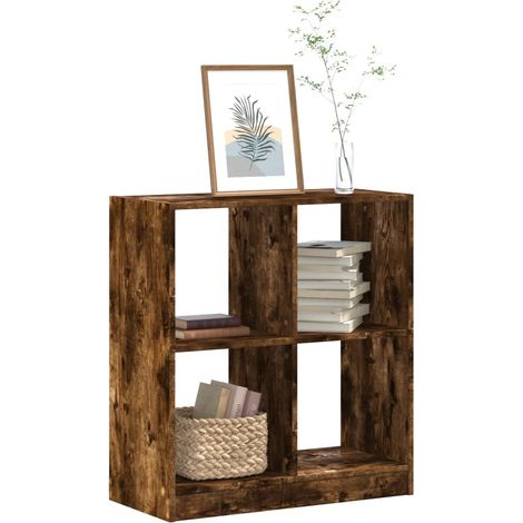 Bücherregal Räuchereiche 68,5x32x75 cm Holzwerkstoff