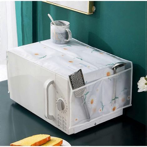 Housse anti-poussière pour four à micro-ondes - Anti-huile (1/4)