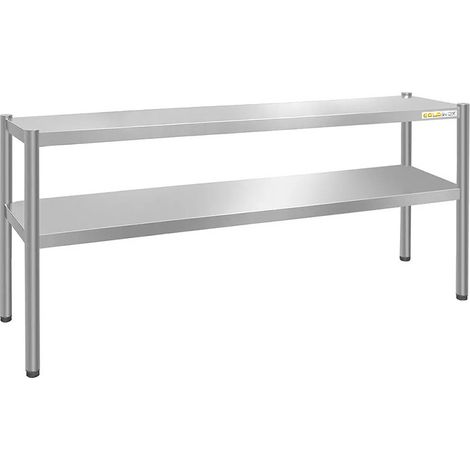 Passe-plat inox 2000 x 350 mm - Hauteur 700 mm PREMIUM - GOLDINOX (1/4)