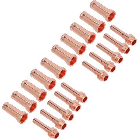 10 buses C1848 et 10 électrodes C1368 en laiton kit buse électrode pour chalumeau coupe plasma CP91 (1/5)