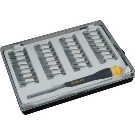 Stanley Micro-Bits Set 35 Teile aus langlebigem Stahl (1/3)