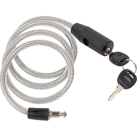 Cable antirrobo bicicleta espiral 100cm x 8mm pre900154 prem