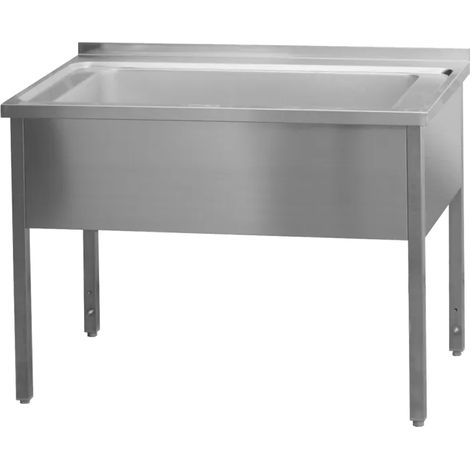 Table de lavage 120x60x90 - 1x évier 95x51x38 REDFOX - MSJ 6012 - REDFOX