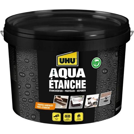 UHU Caoutchouc liquide d'étanchéité AQUA ETANCHE noir sceau de  2,5L
