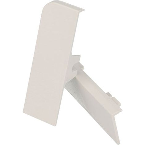 Embouts pour plinthe 80x25 – Accessoire pour goulotte électrique – Pour espaces confinés – Installation rapide et facile – Kopos