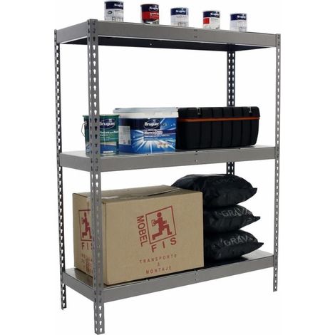 Estantería SIMONRACK Ecoforte 1507-3 metal gris/Galvanizada (1/2)