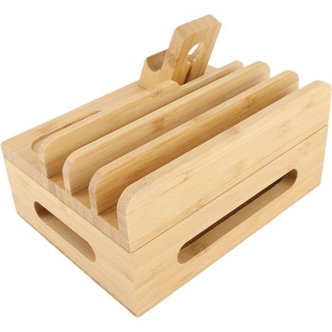 Desktop Storage Rack, Charging Station Organizer (1/5)