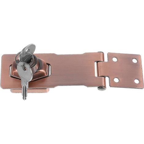 Loquet de porte robuste pour armoire, 1 jeu de cadenas avec serrure (1/5)