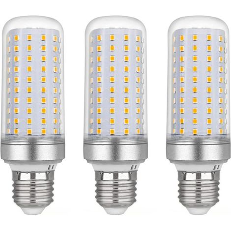 Ampoule Led E27 Maïs 20w, AC220V, 2200LM Blanc Chaud 3000K, Non Dimmable, 200W Ampoule Halogène Équivalent, Ampoule Maïs Led pour Lustres, Plafonniers, Lampes de Table et Lampadaires, Lot de 3 (1/4)