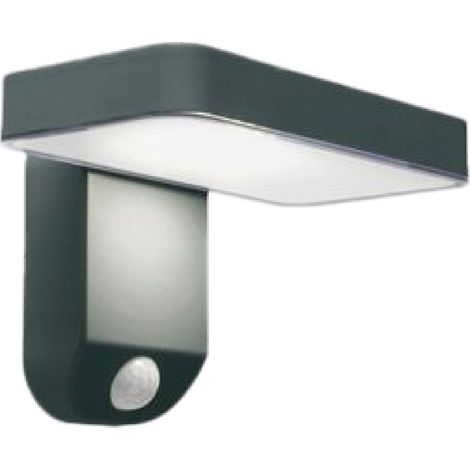 APPLIQUE SOLARE LED 'SOLARE' 4,5 W - cm 18 x 13 x 12 grafite  - SOVIL