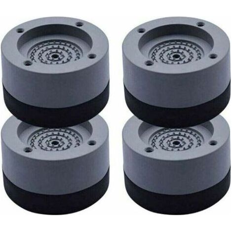 4Pcs Patins Anti Vibration Tampon Anti-vibration Lave Linge Universel Pieds Stabilisateur Piédestal pour Lave-Linge Réfrigérateur (1/5)