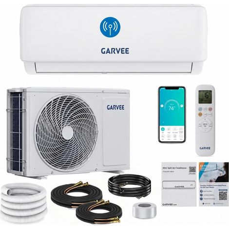 Climatiseur Split Réversible Inverter 12000 BTU A++ R32 Climatisation Murale Silencieuse WiFi jusqu'à 100m² (1/5)