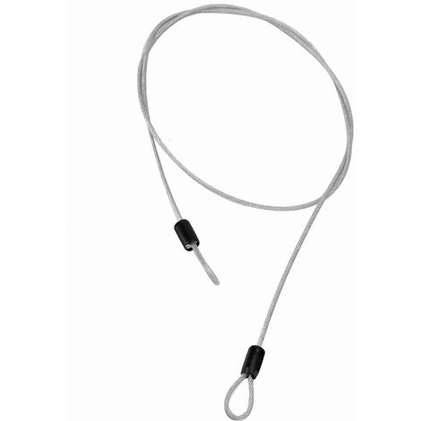 Antivol de vélo en acier, couleur argent, pour la protection contre le vol des vélos et des scooters.-AquaForge (1/5)
