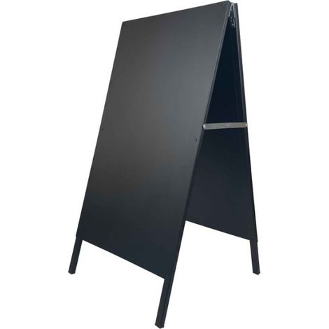 Chevalet métallique noir de dimensions 117 x 60 cm - Fabrication française (1/4)