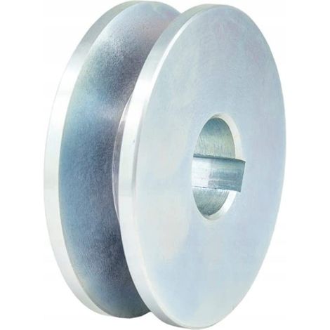 Poulie trapézoïdale HA SPA - 1 unité - Acier galvanisé - Transmission par courroie - Pour moteur électrique - Alésage 24mm (1/2)
