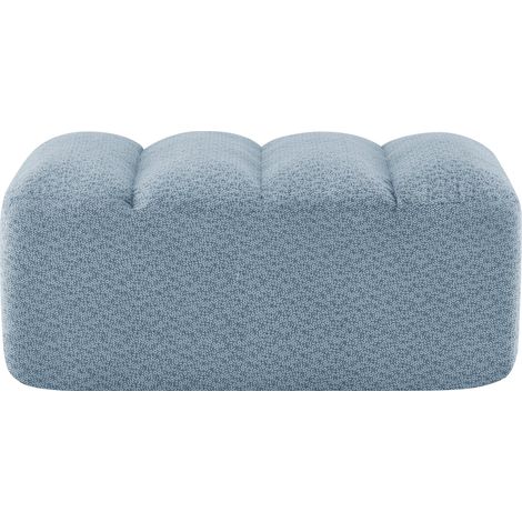 Ottoman modular azul de tejido suave 104 x 61 x 45 cm HOMVRA (1/5)