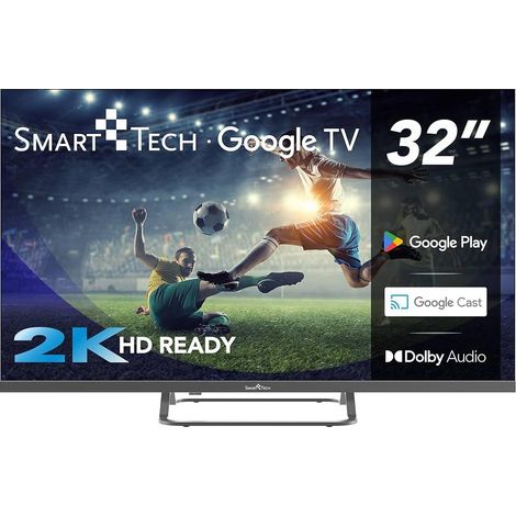 Smart Tech 32HG01V Smart TV LED HD READY 32 pollici, Antracite