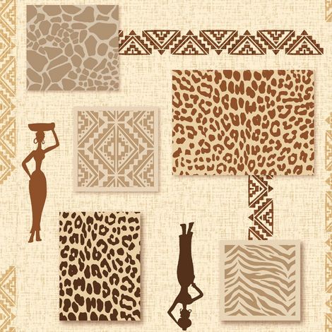 Nappe Toile cirée au mètre Anaba naturel