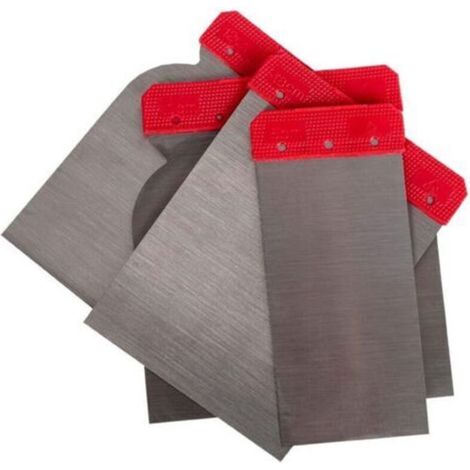 Spatules - Pour mastic - Carrosserie, lissage, grattoir, bricolage - 4 tailles - NTools