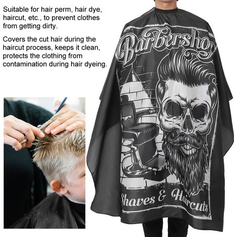 Antistatische Friseurschürze für Heimfriseursalons (160 x 140 cm)