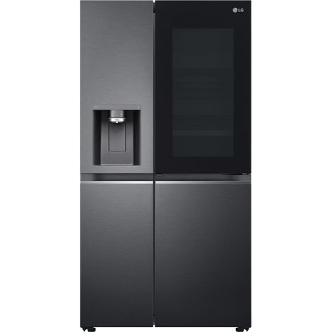 Frigorifero LG GSXV91MCAE.AMCQEU Side by Side Libera Installazione 635 L Classe E Nero (1/5)