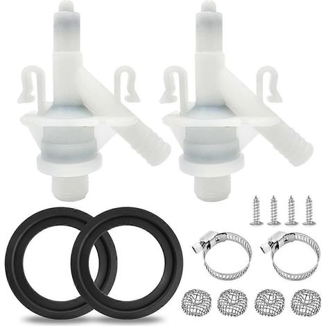 Kit de 2 vannes d'eau 385311641 pour toilettes SealandDometic Series (1/4)