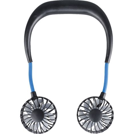 Ventilador de cuello portátil Bhari USB recargable (1/5)