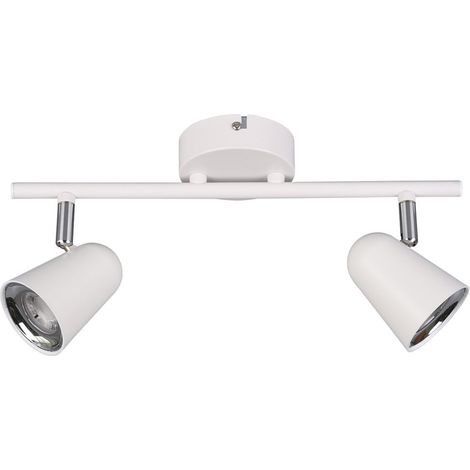 Spot Toulouse Blanc 2 Spot Led L34 cm Trio Lighting (1/3)