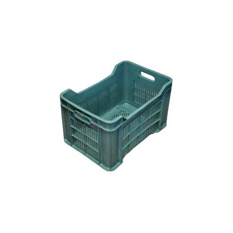 CESTA ORTOFRUTTA TUTTA FORATA VERDE- - cm.51x35x31h. (bancale pz 90)