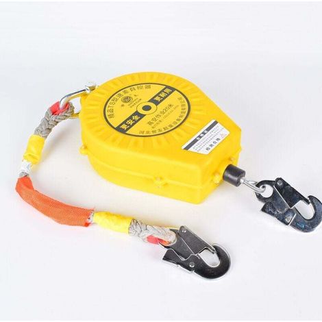 Dispositif antichute rétractable 10m Câble métallique anti-rotation Charge max 150kg Vitesse de verrouillage 1m/s (1/4)