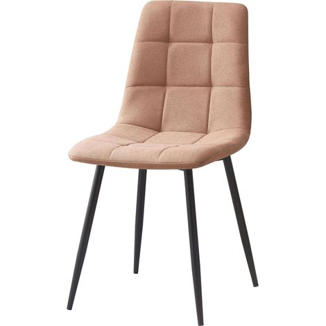 Pack 2 Sillas Comedor Portland Estilo Contemporáneo en Color Marrón 43x88x48 cm (1/2)