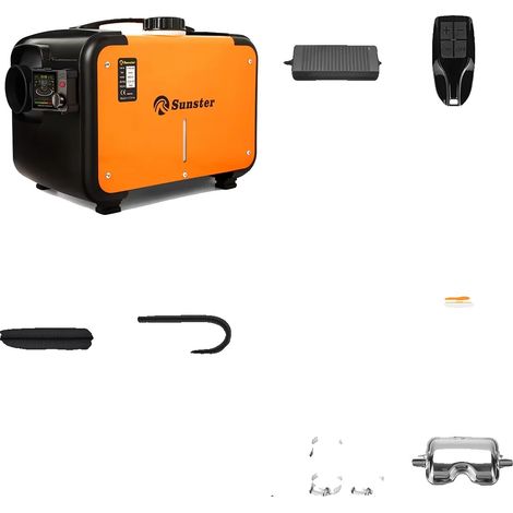 Chauffage à air diesel, chauffage efficace, multiples options de contrôle, 12V 24v 220V 8KW (1/2)