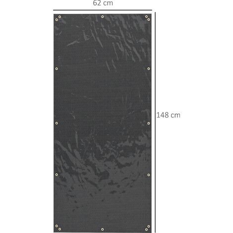 Lot de 2 housses protection étagère bois 148x62cm,tissu 600D imperméable anti-UV,adapté étagère 62-66Dx185Hcm