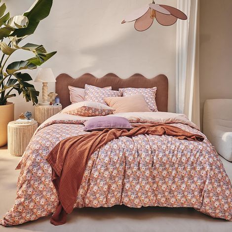 Housse de Couette en Percale de Coton, 260 x 240 cm, Love Story (1/5)