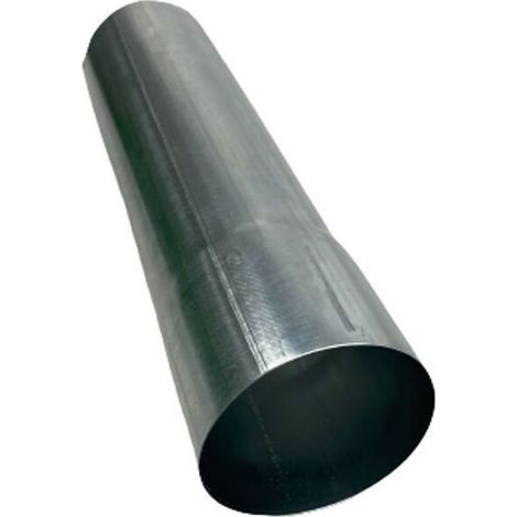 Tuyau de descente de 1 m de long, 60 mm de diamètre, en zinc-titane